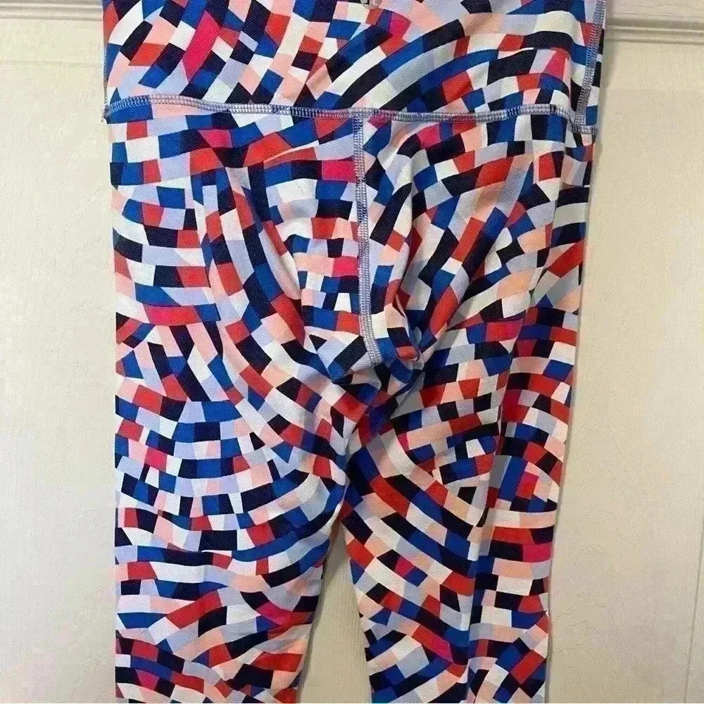 Lululemon Wunder Under Pant Hi-Rise Capoeira Multi Confett Yoga Gym Sz 6 - Picture 3 of 9